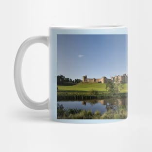 Alnwick Castle reflected in the River Aln Mug